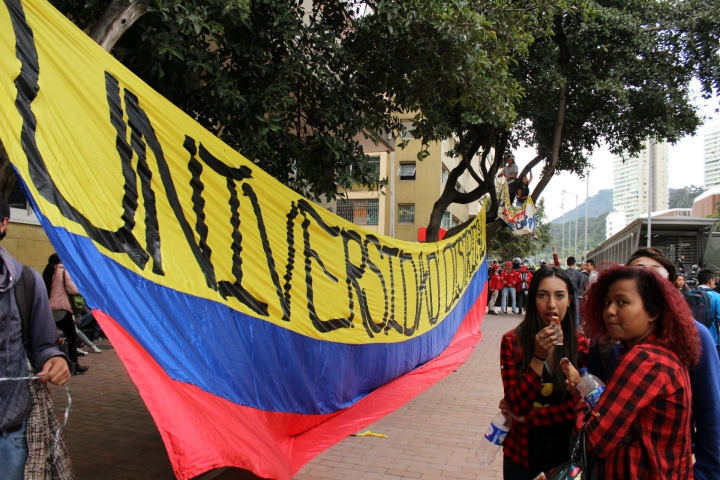 ¿Cómo fue la marcha de los estudiantes por altos créditos del Icetex?