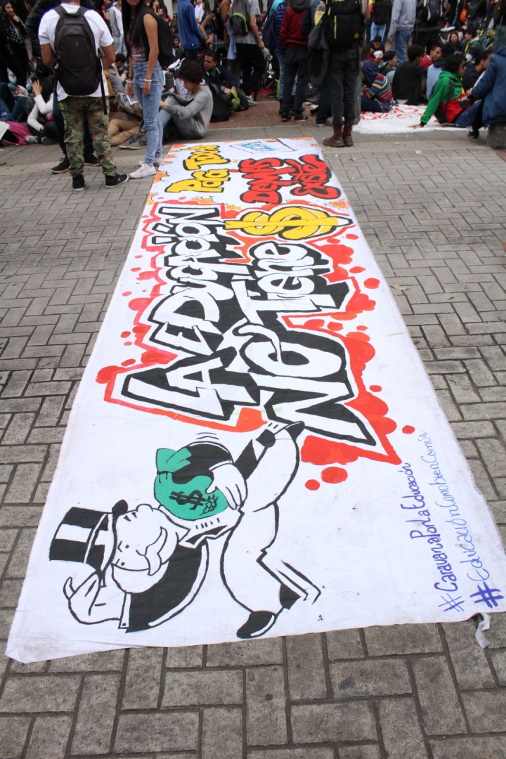 &iquest;C&oacute;mo fue la marcha de los estudiantes por altos cr&eacute;ditos del Icetex?