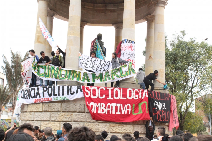 ¿Cómo fue la marcha de los estudiantes por altos créditos del Icetex?