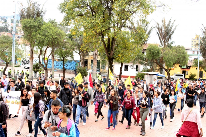 ¿Cómo fue la marcha de los estudiantes por altos créditos del Icetex?