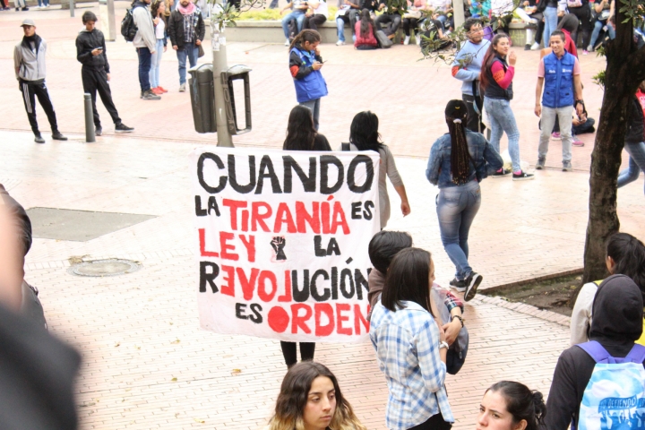 &iquest;C&oacute;mo fue la marcha de los estudiantes por altos cr&eacute;ditos del Icetex?