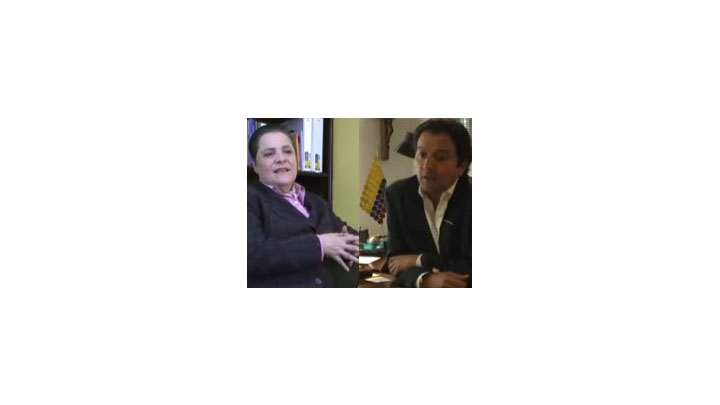Clara L&oacute;pez y David Luna