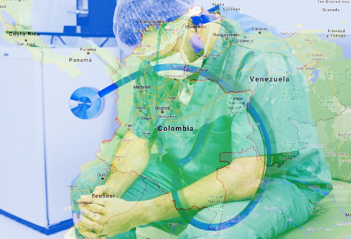 Collage sobre negligencia m&eacute;dica en Colombia