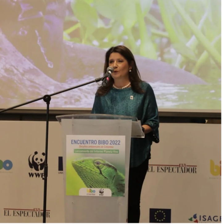 Sandra Valenzuela de Narváez, directora de WWF Colombia