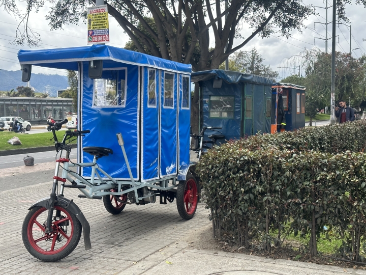 Bicitaxis en bogotá