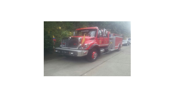 El grupo de bomberos forestales se hizo presente en la zona afectada.