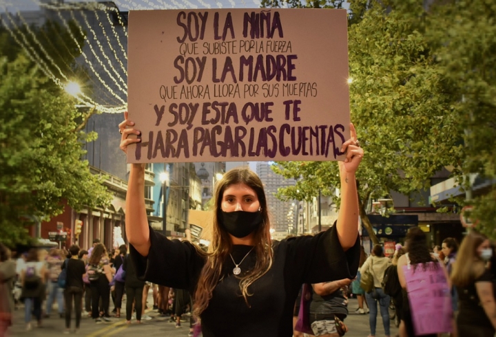 Las marchas del 8M en Montevideo, Uruguay