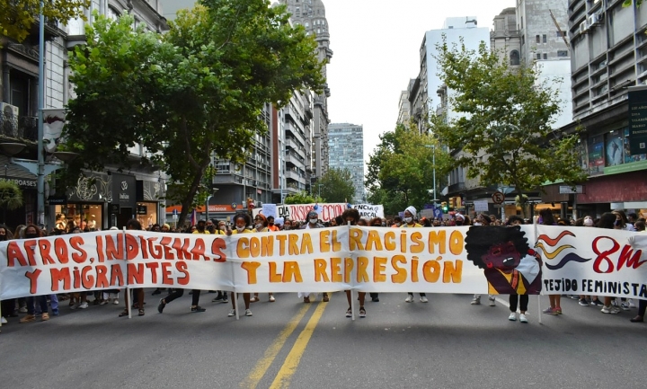 Las marchas del 8M en Montevideo, Uruguay