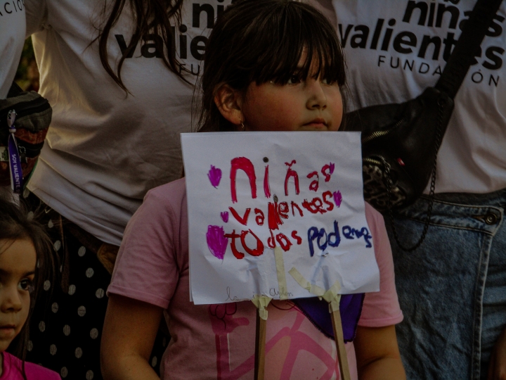 En fotos: las mujeres que se movilizaron en Chile contra las violencias