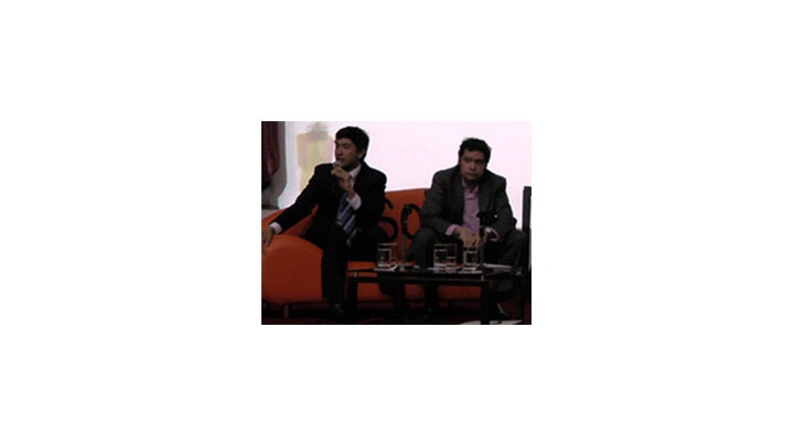 Para el relanzamiento de El Sof&aacute;, un espacio de di&aacute;logo entre estudiantes y especialistas, los invitados fueron Jorge Alberto D&iacute;az y Camilo Montes.
