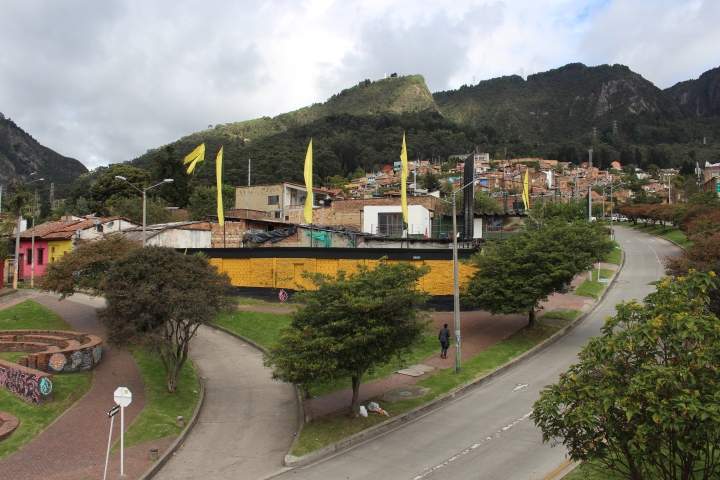 Lugar donde se edificará La Primera. Calle 7 con carrera 1