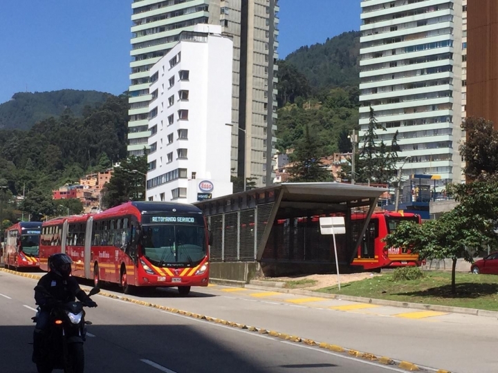 Estación Universidades de TransMilenio, una de las más usadas por los estudiantes en la ciudad