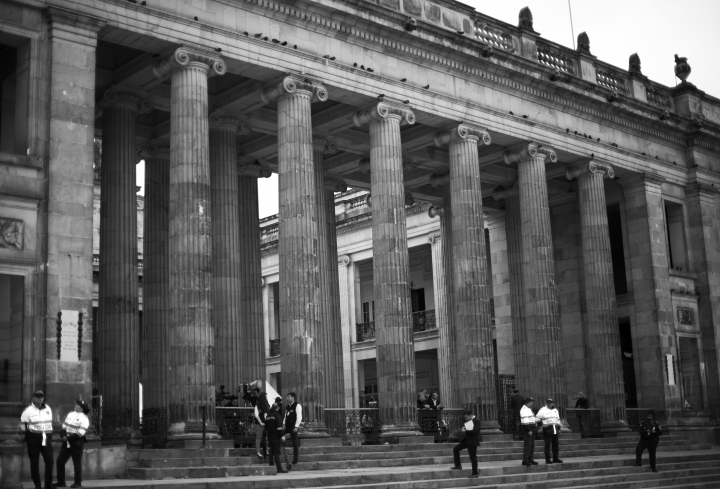 Imagen de la fachada del Congreso de la República de Colombia