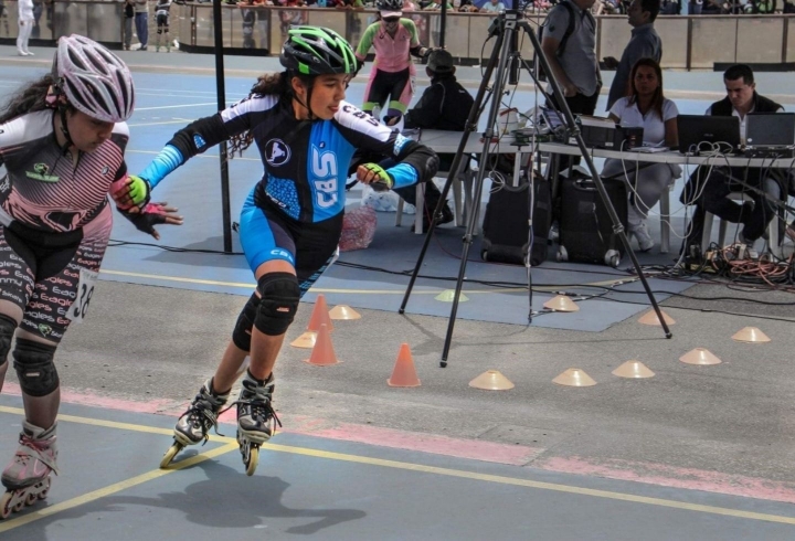 Patinadora Ana Sof&iacute;a Nova M&eacute;ndez