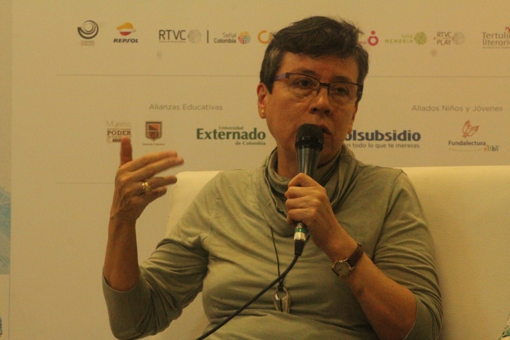 Marbel Sandoval Ordoñez, autora de "En el brazo del río". Crédito de la foto: Silvia Bayona