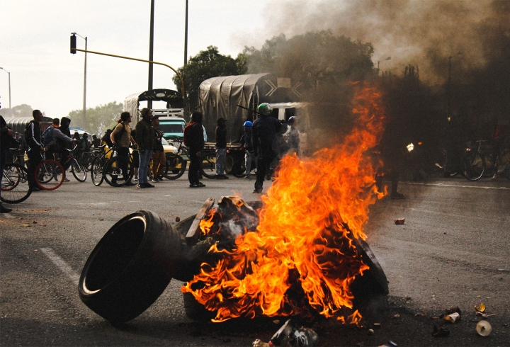 Así transcurrió la nueva jornada de manifestaciones en Bogotá