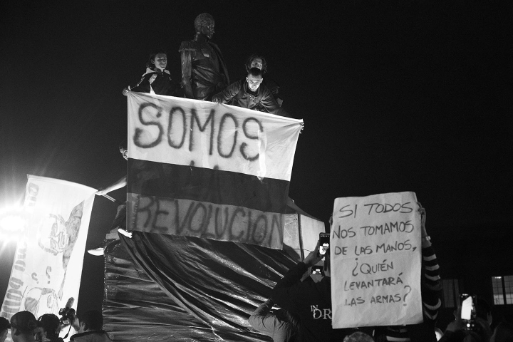 Marchas de estudiantes del mes de noviembre de 2019 en Bogot&aacute;