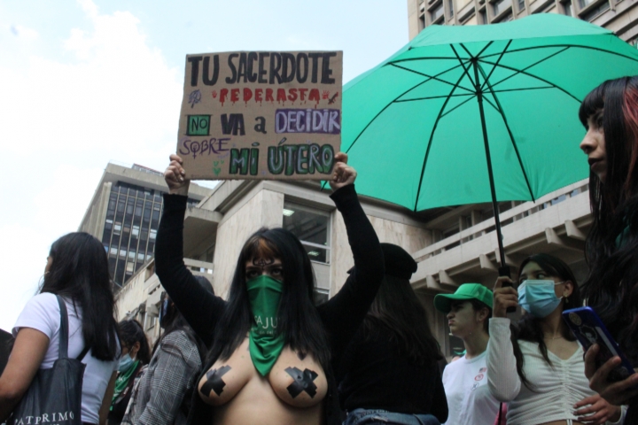 Así se vivió el plantón a favor y en contra de la despenalización del aborto en Colombia