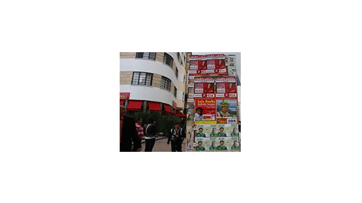 La publicidad pol&iacute;tica ha invadido los espacios p&uacute;blicos de Bogot&aacute;,