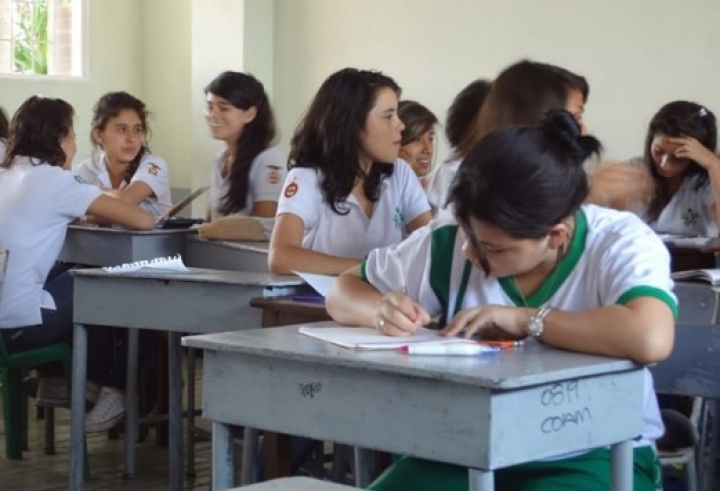 Las aulas del colegio Avelina Moreno esperan tener a sus estudiantes de nuevo.