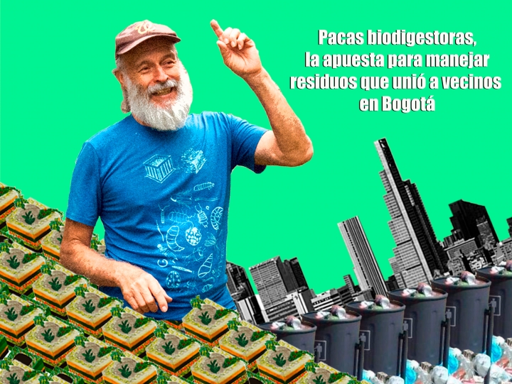 Pacas biodigestoras, la apuesta para manejar residuos que unió a vecinos en Bogotá