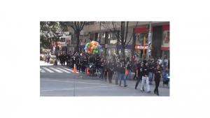 Flashmob, dedicado a los peatones muertos en Bogotá el año pasado|||