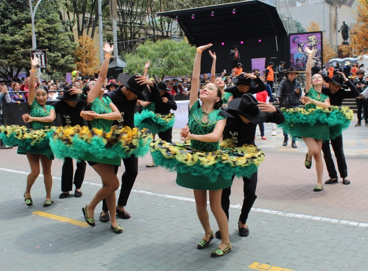 Presentaciones de danza tradicional Llanera en el Parque Santander