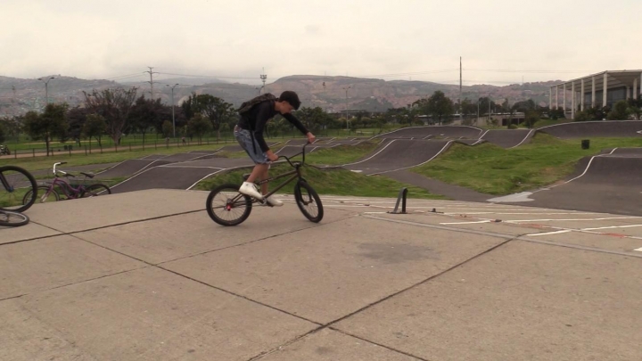 Santiago Fern&aacute;ndez, deportista de BMX