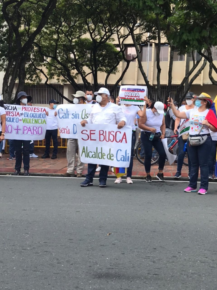 Marcha del silencio en Cali