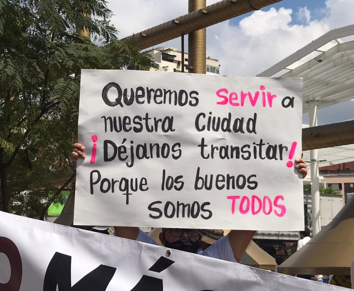 Marcha del silencio en Cali