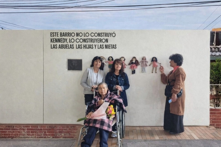 La abuela, mam&aacute; y t&iacute;as de Vanessa Pe&ntilde;uela.