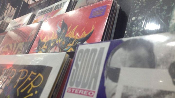 Vinilos en la tienda Musiteca