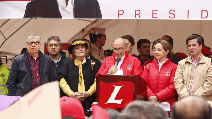 Así se vivió el cierre de campaña de Humberto De la Calle