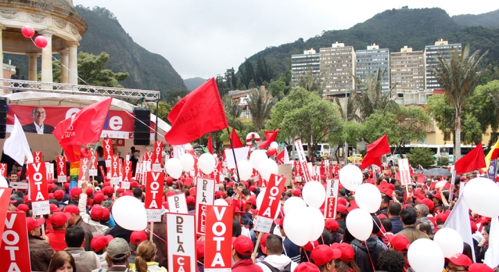 Así se vivió el cierre de campaña de Humberto De la Calle