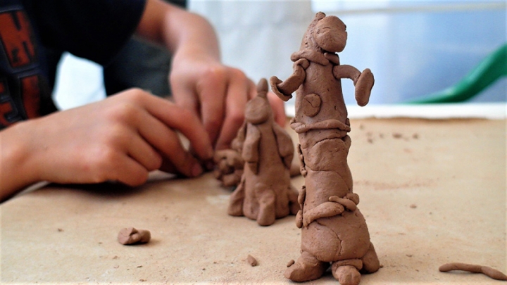 Los ni&ntilde;os aprendieron que la creaci&oacute;n es tambi&eacute;n una arte para aliviar el alma