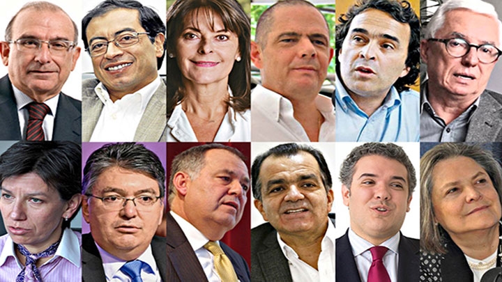  Distribuci&oacute;n del poder a trav&eacute;s de los 30 presidenciables