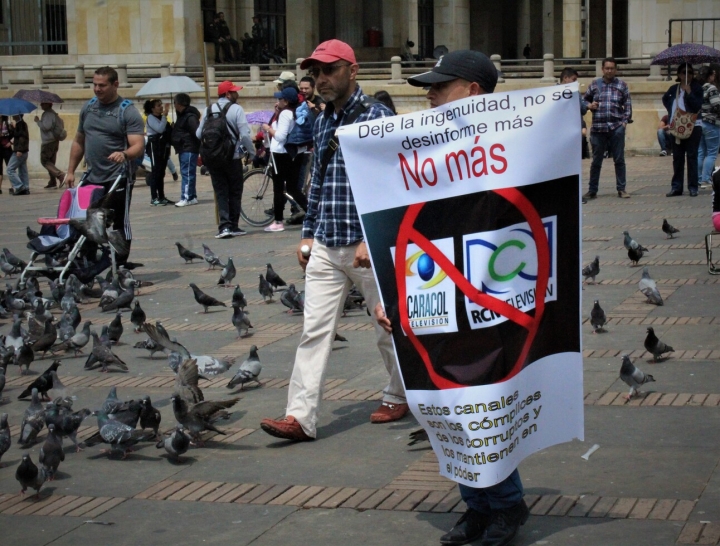 Así fue la jornada de manifestaciones del paro de Fecode en el centro de Bogotá