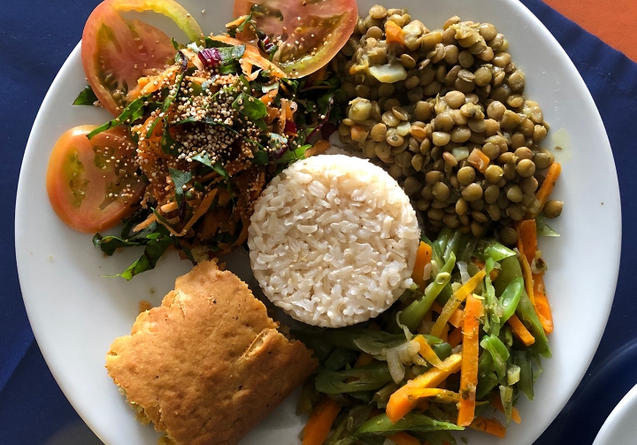 Almuerzo vegano