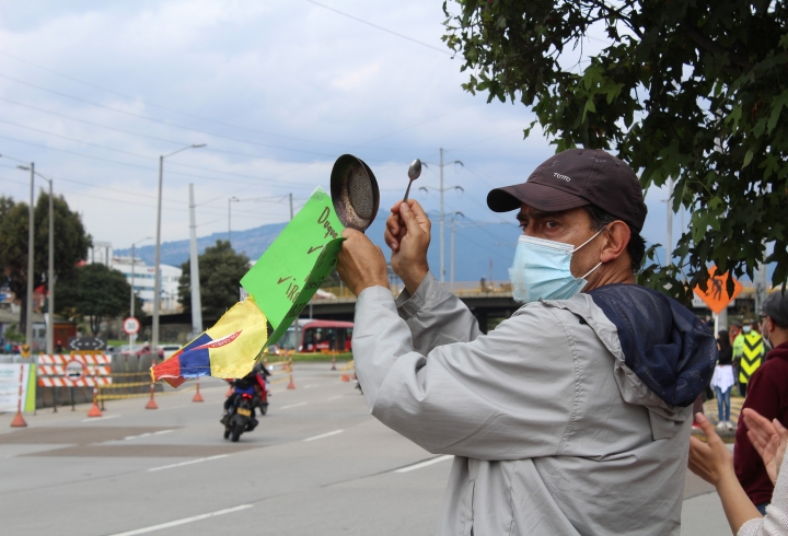 Marcha en la Autopista Norte 02/05/2021