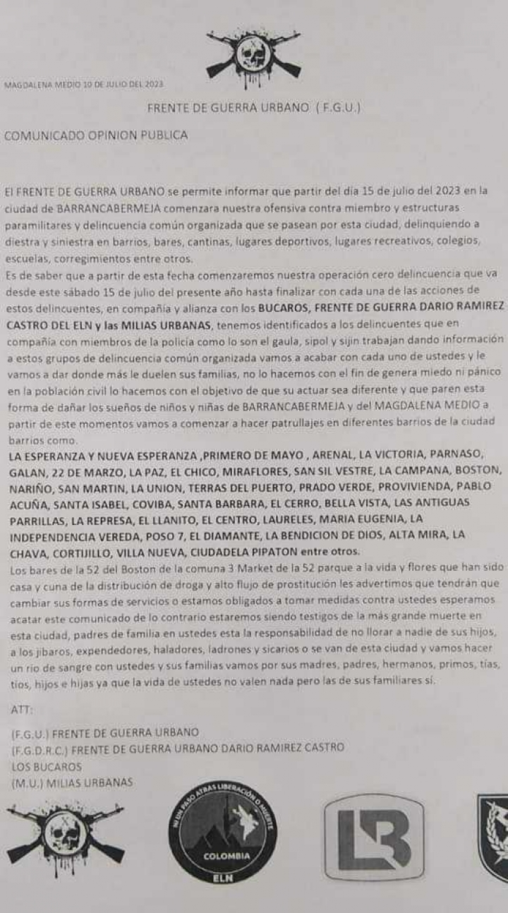 Barrancabermeja se encuentra en la ribera del río Magdalena.