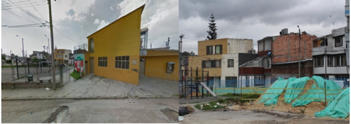 Antes y despu&eacute;s de las zonas comunales del barrio La Reliquia