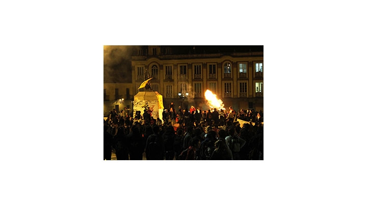 Marcha de las antorchas en Bogotá