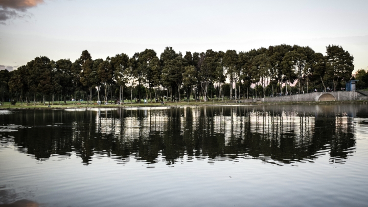 El Parque Simón Bolívar, reconocido como el pulmón de Bogotá por su abundante y variada vegetación.