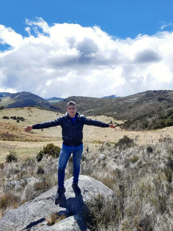 Felipe en el Páramo de Sumapaz