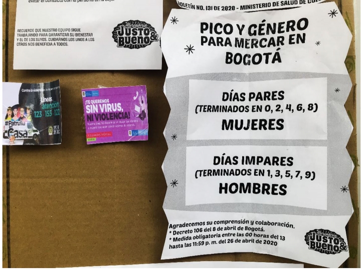 Pico y género en Bogotá