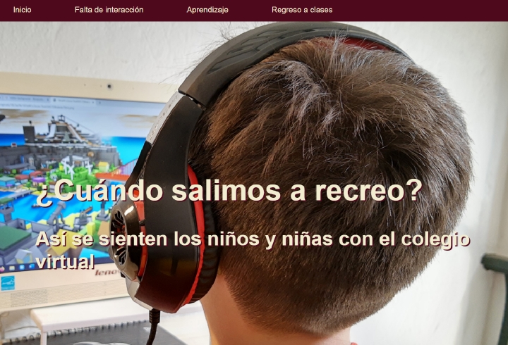 ¿Cuándo salimos a recreo? Así se sienten los niños y niñas con el colegio virtual