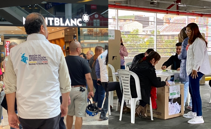 As&iacute; fue la jornada electoral desde el Centro Comercial Unicentro