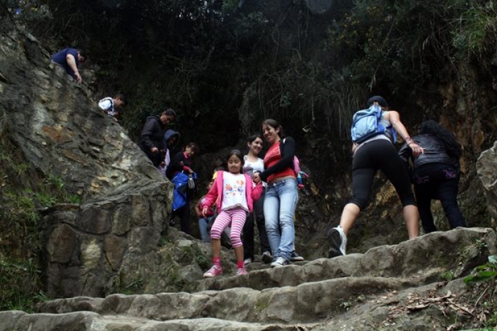 Subiendo a Monserrate