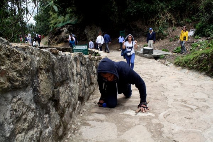 Subiendo a Monserrate