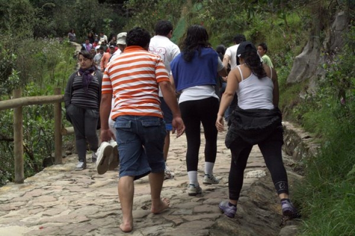 Subiendo a Monserrate